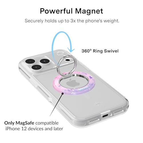 VELVET CAVIAR Compatible with MagSafe Phone Grip - color: Glinda's Bubble