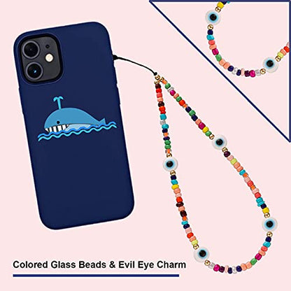6PCS Beaded Phone Charms Strap Fruit Star Faux Pearl Rainbow Beads Phone Chains Beaded Lanyard for Camera Key Wallet Valentines Day Gifts for Her Women - style: Style6-4