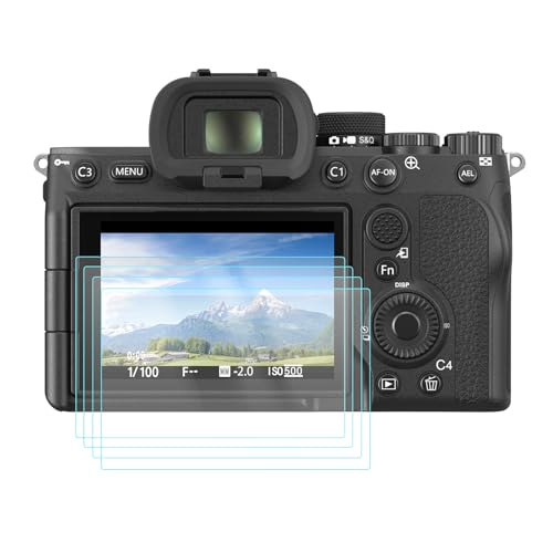 SMALLRIG Screen Protector for Sony Alpha 7CR / Alpha 7C II/Alpha 6700 / ZV-E1 / Alpha 7 IV, 0.4mm Ultra-Thin Tempered Glass (4-Pack) - 3750B