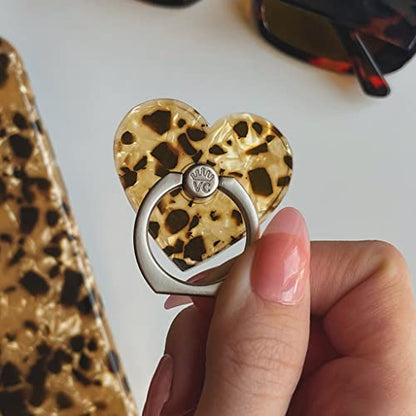 VELVET CAVIAR Cell Phone Ring Holder - Finger Ring & Stand - Improves Phone Grip Compatible with iPhone, Galaxy, Most Smartphones (Blonde Tortoise) - color: Blonde Tortoise