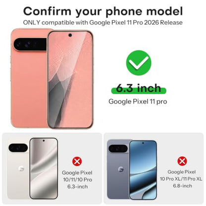 OMOTON 3+2 Pack for Google Pixel 11 Pro Screen Protector 6.3-inch - size: Pixel 11 Pro - 6.3 Inch