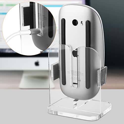 Acrylic Stand Base Compatible with Apple Magic Mouse 1 & 2 - style: vertical style