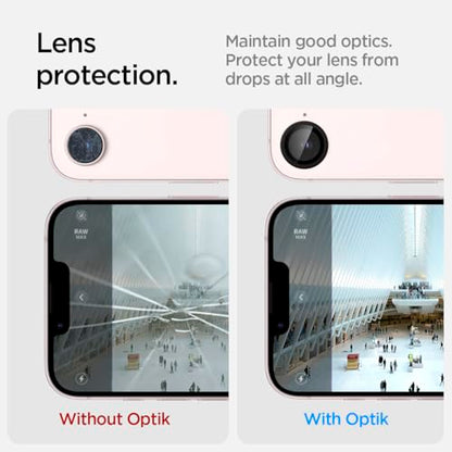 Spigen Camera Lens Protector for iPhone 16e/17e - Black