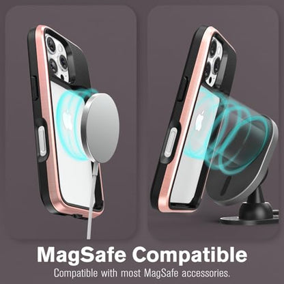 VENA vCommuteX for iPhone 16 Pro Wallet Case, Red - color: MagSafe Compatible - Red, size: iPhone 16 Pro
