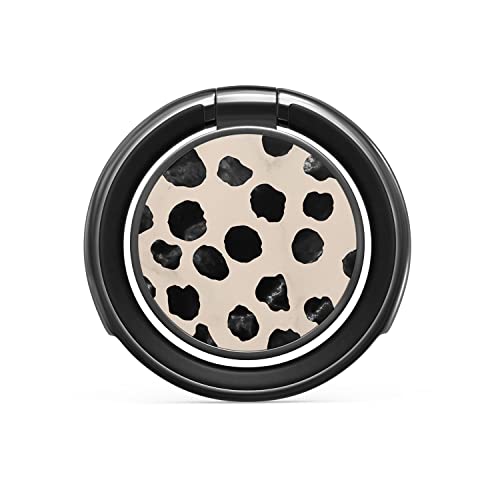 BURGA Cell Phone Ring, Holder Grip and Stand - Finger Phone Grip for Back of Smartphone Case, Kickstand 360 Rotation, Universal Ring for iPhone Samsung Galaxy Huawei Google Pixel, Stylish Accessories - color: Almond Latte, style: Gunmetal