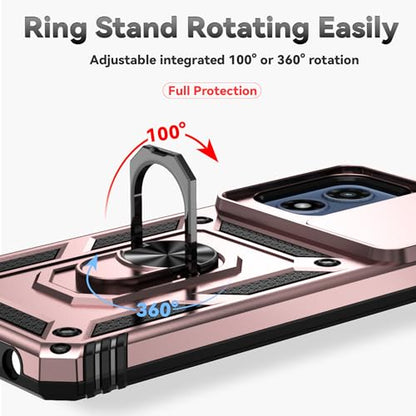 SunStory for Motorola Moto G Play 4G 2024 Case with Kickstand,Rose Gold - color: Rose Gold