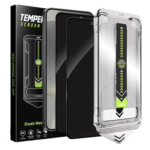 2 Pcs for Samsung Galaxy S24 Plus Privacy Screen Protector Auto-Alignment - size: Galaxy S24 Plus