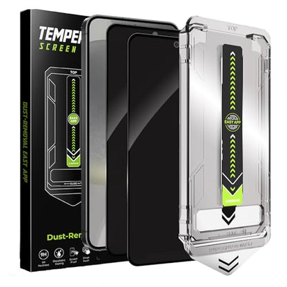 2 Pcs for Samsung Galaxy S24 Plus Privacy Screen Protector Auto-Alignment - size: Galaxy S24 Plus