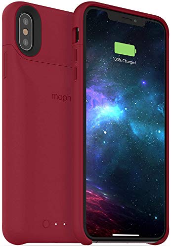 Mophie 401002838 Juice Pack Access - Ultra-Slim Wireless Battery Case - Made for Apple iPhone Xs Max (2,200mAh) - Dark Red - color: Red