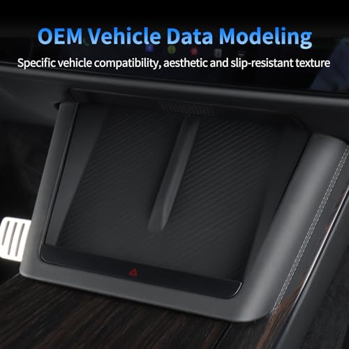 Centre Control Wireless Charging Mat Fit for Tesla Model S/X 2022-2026 - color: White#1, size: Model S/X