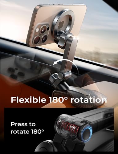 LISEN for MagSafe Car Mount Magnetic Phone Holder for Your Car Magnet Air Vent Cell Phone Holder Mount Car Accessories Gift for Men Women fit iPhone 17-12 Dashboard Mount Kits