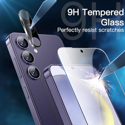 JETech Screen Protector for Galaxy S24 Plus, 2+2 Pack - size: Galaxy S24 Plus