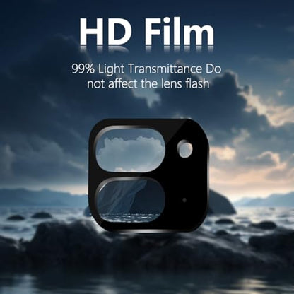 2 Pack Camera Lens Frame for Google Pixel 10 Pro Fold, 9H Glass Screen Protector Anti-Scratch, Tempered Glass Camera Cover Accessories for Google Pixel 10 Pro Fold, Black - size: for Google Pixel 10 Pro Fold