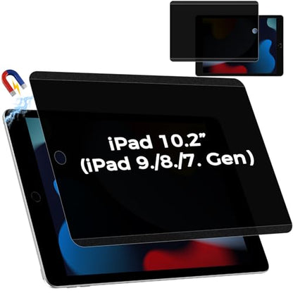 4-Way Magnetic Privacy Screen For iPad 10.2 Inch 9th Gen - color: 360 Magentic Privacy Screen, size: iPad 9th Gen 10.2"