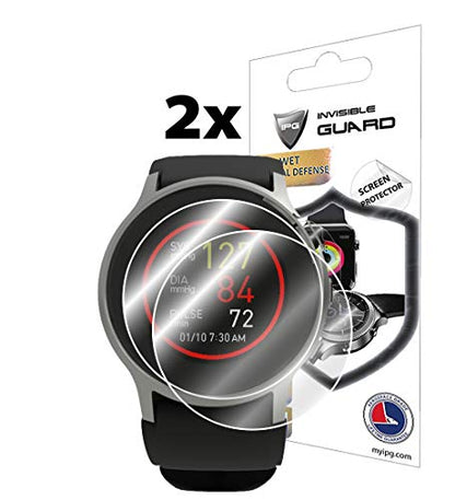 IPG For OMRON HeartGuide Watch Screen Protector (2 Units) Invisible Ultra HD Clear Film Anti Scratch Skin Guard - Smooth/Self-Healing/Bubble -Free By