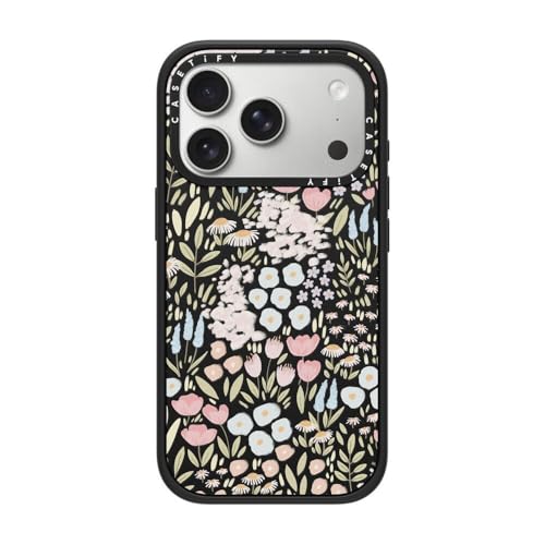 CASETiFY for iPhone 17 Pro Case - Impact Compatible with MagSafe | 8.2 ft. 4x Military Grade Drop Protection | Eleanor by Ivory Paper Co | Matte Black - color: Eleanor by Ivory Paper Co, size: Iphone 17 Pro (6.3")