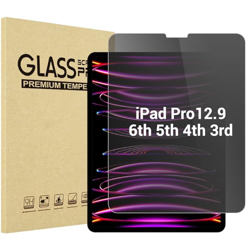 ProCase 1 Pack Privacy Screen Protector for iPad Pro 12.9" - size: iPad Pro 12.9 6th/5th/4th/3rd