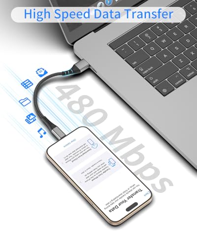 6 inch Short USB A to USB C Cable Fast Charging, 2 Pack 0.5ft USBC Cable - size: 0.5 Feet, style: USB A to USB C