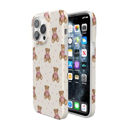 Casely iPhone 14 Pro Case | Cuddle Up | Teddy Bear | Compatible with MagSafe | Classic Ultra Slim Design - color: Cuddle Up | Teddy Bear, size: iPhone 14 Pro