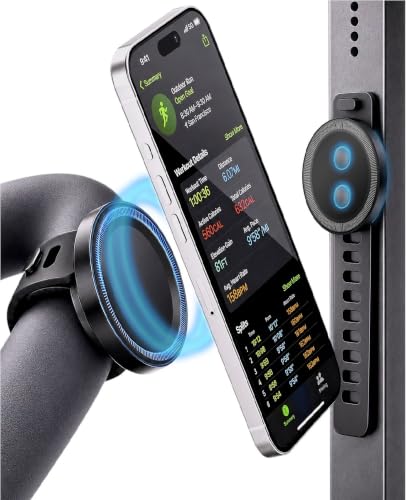 ENCASED Fitness Bike Magnetic Phone Holder, Strap Bar Mount for MagSafe