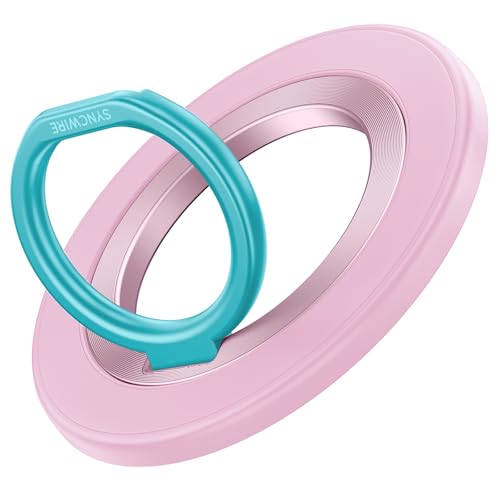 SYNCWIRE for MagSafe Phone Grip, Magnetic Phone Ring Holder - color: Pearl Pink