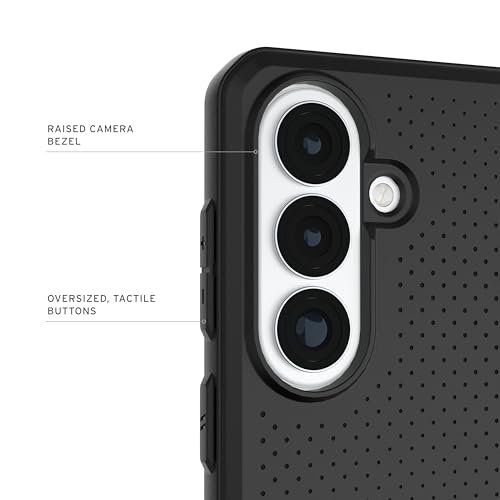 URBAN ARMOR GEAR UAG for Samsung Galaxy S26 Case 6.3" Dot - Magnetic Charging Compatible Transparent Transparent Rugged Military Drop Tested Protective Cover, Black - color: Dot - Black