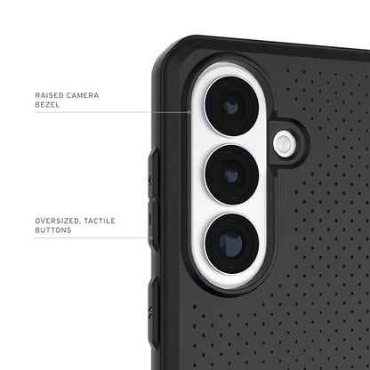 URBAN ARMOR GEAR UAG for Samsung Galaxy S26 Case 6.3" Dot - Magnetic Charging Compatible Transparent Transparent Rugged Military Drop Tested Protective Cover, Black - color: Dot - Black
