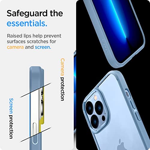 Spigen for iPhone 13 Pro Case, Ultra Hybrid [No Magnet Ring][Anti-Yellowing] - Sierra Blue - color: Sierra Blue, size: iPhone 13 Pro