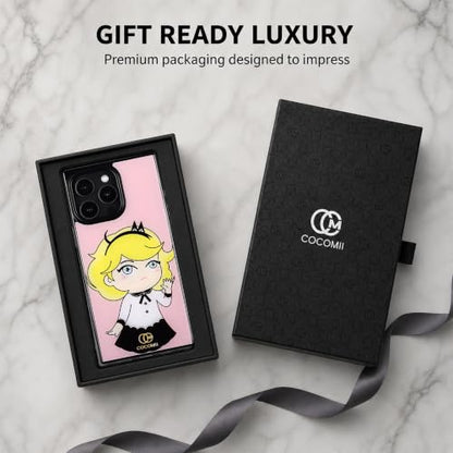 COCOMII Rectangle for iPhone 15 Pro Max Case, Blush Monochrome Coco&MII | Compatible with MagSafe Wireless Charging, Shockproof 10ft Drop Protection, Camera & Screen Protection, Premium Glossy Finish - color: Blush Monochrome Coco&Mii, size: iPhone 15 Pro