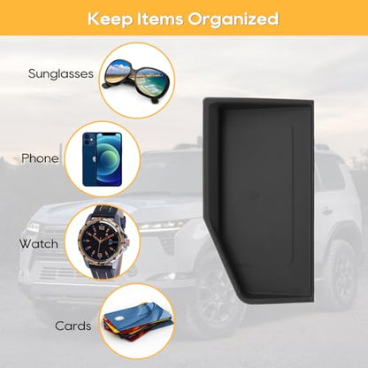 GX 550 Silicone Pad Center Console Wireless Charging Pad Mat for 2024 2025 GX 550 Non-Slip Pad GX550 Liner 2024 2025 GX 550 Accessories GX 550 Center Console Liner[Not for Cool Box Model]