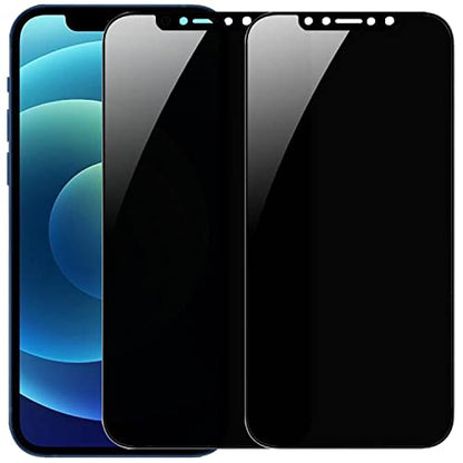 2 Pack 360 Degree Privacy Tempered Glass Suit for iPhone 12 / iPhone 12 Pro Anti-Spy 4 Directions Screen Protector Film 4 Sides Anti-Peeping 9H Hardness Anti-scratch 6.1 inch - size: For iPhone 12 /iPhone 12 Pro