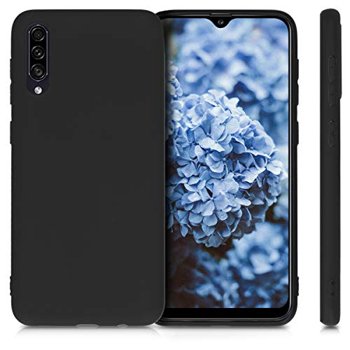 kwmobile Case Compatible with Samsung Galaxy A30s Case - Soft Slim Protective TPU Silicone Cover - Black Matte - color: black matte