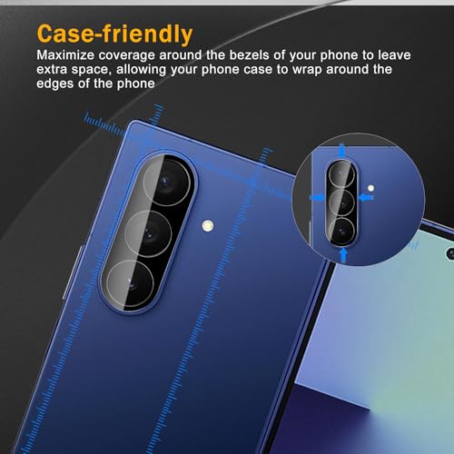 3 Pack Camera Lens Protector for Samsung Galaxy Z Fold 7 - size: Galaxy Z Fold 7