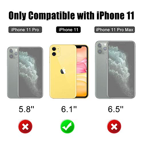 Beasyjoy Waterproof iPhone 11 Case - Metal Military Grade Defender with Built-in Screen Protector, Heavy Duty Rugged Shockproof Underwater Case (Yellow) - color: Yellow, size: iPhone 11