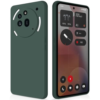 GiiYoon Silicone Case for Nothing Phone 3a Pro, Green - color: Green, size: Nothing Phone 3a Pro