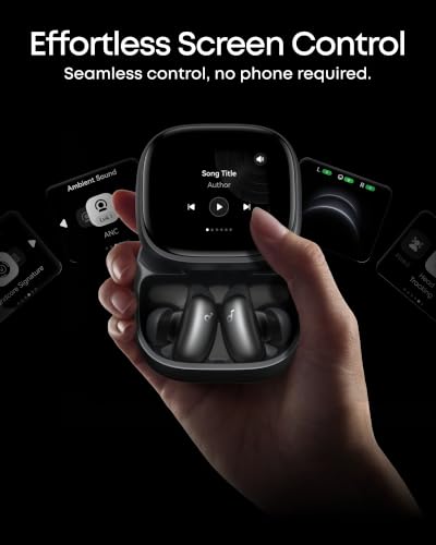 Soundcore Liberty 5 Pro Max by Anker Wireless Earbuds, AI Note-Taker - color: Midnight Black, style: Liberty 5 Pro Max