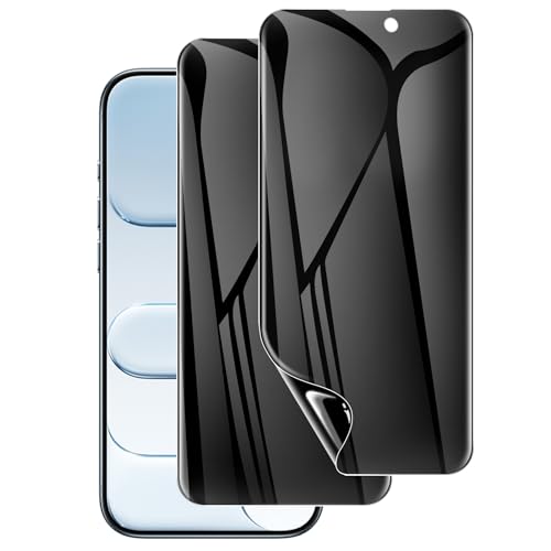 LYWHL 2 Pack for iPhone Air Privacy Screen Protector [Like Original Touch Sensitivity], Anti-Spy Private iPhone 17 Air Film [Non-Glass], Case Friendly, Scratch-Resistant, Self-Healing - size: 6.5 inch - iPhone Air