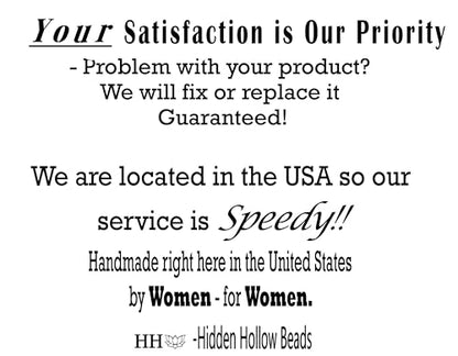 Hidden Hollow Beads Phone Wrist Strap Handmade USA, Anti-Drop Phone Lanyard with Tether Tab Universal Wristlet for Most Cases - color: Gold and White