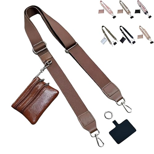 Cell Phone Lanyard Crossbody with Wallet, Versatile Clip and Go Phone Strap - color: M