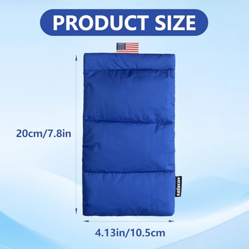 Thermal Phone Case Prevent OVERHEATING in The Sun, Cellphone Pouch for Camping Prevents Freezing, Extends Battery Life, Outdoor Warm Cover Bags for iPhone,Samsung Galaxy Blue - color: Blue