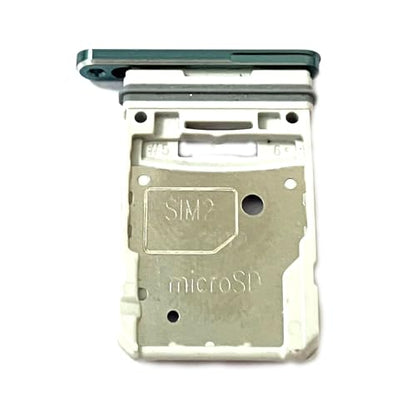 Dual Sim Card Tray Slot Holder Micro SD Card Replacement for Samsung Galaxy S20 FE 4G G780U S20 FE 5G G781U G781B 2020 Incl Card Ejector pin (Mint Green) - color: Mint Green