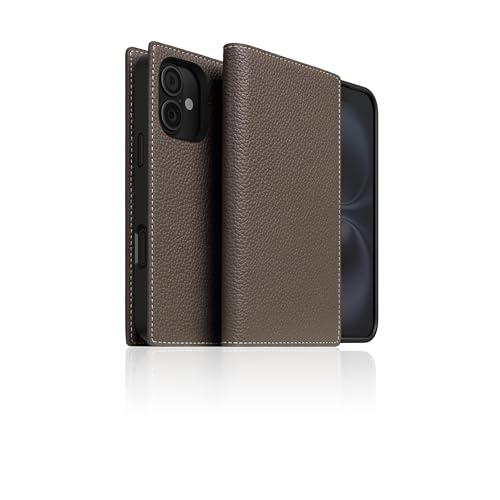 SLG D8 Full Grain Leather Wallet Case for iPhone 16 - [2-in-1] Handcrafted Detachable Diary Style with Magnetic MagSafe Back Cover, Gift Box Included (Etoffe Cream) - color: [D8 Full Grain] Etoffe Cream, size: iPhone 16
