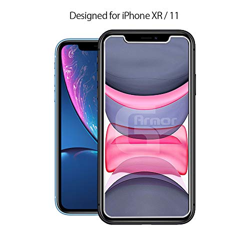 2 Pack Glass Screen Protector for iPhone XR and 11 | 9H Premium Tempered Glass, Lifetime Replacement, Ultra Clear, Scratch Resistant, Phone Case Compatible, Screen Saver - size: iPhone XR, 11