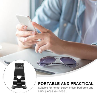 Happyyami Portable Phone Holder Foldable Aluminum Alloy Stand for Tablet