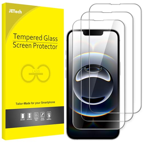 JETech Screen Protector for iPhone 17e/16e, 3-Pack | 9H Tempered Glass, Full Coverage, Scratch Resistant, HD Clear, Case-Friendly - size: iPhone 17e/16e
