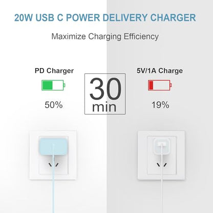 iPhone Charger Fast Charging 10FT iPhones 17 16 15 Charger - color: Blue, size: 10FT