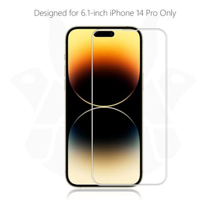 2 Pack Glass Screen Protector for iPhone 14 Pro - size: iPhone 14 Pro