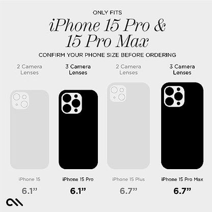 Case-Mate iPhone 15 Pro Max/iPhone 15 Pro Camera Lens Protector - Twinkle - size: iPhone 15 Pro Max / iPhone 15 Pro