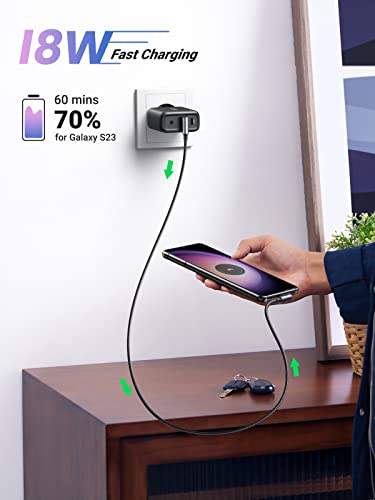 UGREEN USB A to USB C Cable 90-Degree Fast Charging Cable, 3.3ft - size: 3.3 ft