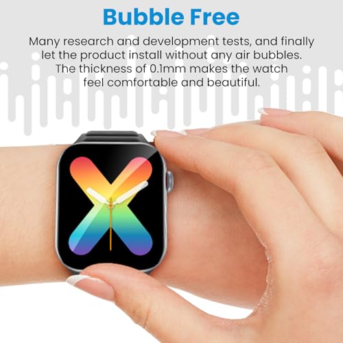 UniqueMe 8 Pack Privacy Screen Protector for Apple Watch Series 10/11 42mm - size: 42mm